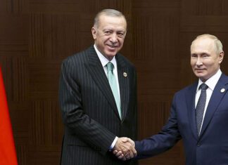 Συνάντηση Πούτιν Ερντογάν στην σύνοδο της ομάδας BRICS