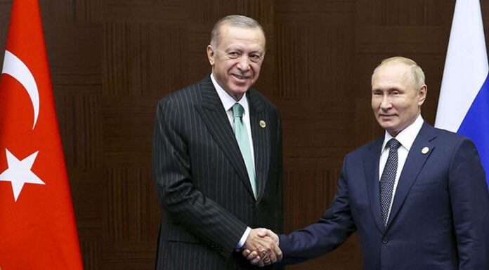 Συνάντηση Πούτιν Ερντογάν στην σύνοδο της ομάδας BRICS