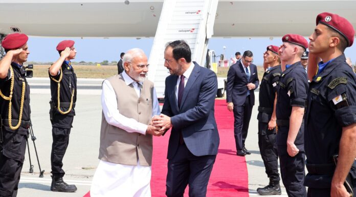 Επίσκεψη του Ινδού πρωθυπουργού στην Κύπρο