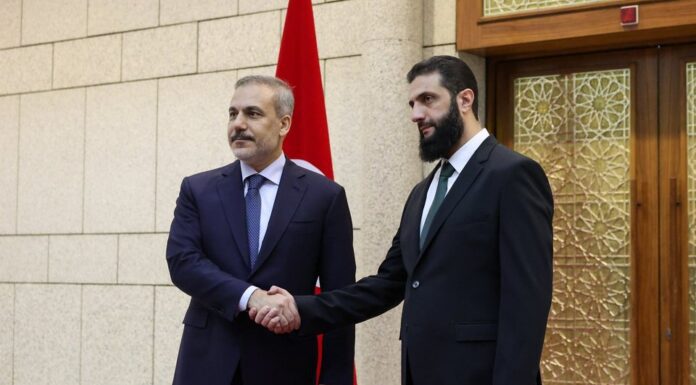 Συνάντηση Φιντάν και Αλ Σάρα στη Δαμασκό