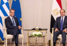 Tηλεφωνική επικοινωνία Μητσοτάκη με τον Πρόεδρο της Αιγύπτου