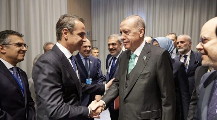 Συνάντηση Μητσοτάκη – Ερντογάν