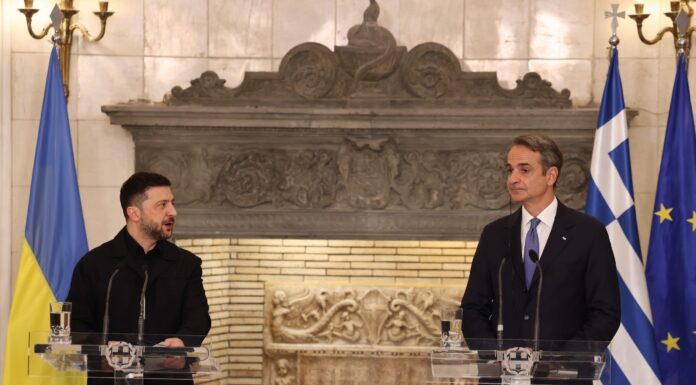 Κοινό μέτωπο Ελλάδας–Ουκρανίας για ειρήνη και ενεργειακή ασφάλεια