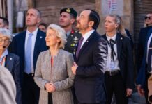 Στη Λευκωσία η πρόεδρος της Κομισιόν: Προτεραιότητα η ειρήνη για όλους τους Κύπριους
